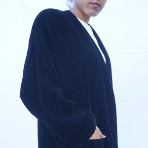 Black Felt Cardigan by Anne Klein